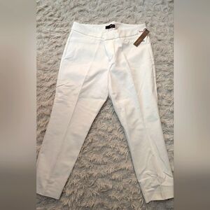 Women's White Cropped Pants By Crosby Sz 12